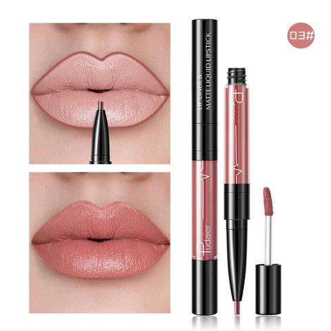 16 Color Liquid Lipstick Matte Red Lip Long Lasting Waterproof Make Up Mate Lip Stick Nude Pink Lips Liner Pencil Gloss Makeup