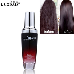 LUODAIS Argan Oil Hair Repair Serum Fragrance Smoother Shine Protect Hair Essence for Dry Damaged Hair & Scalp Treatment 80ml