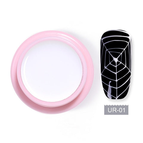 UR SUGAR 7ml Wire Drawing Nail Gel Lacquer Painting Gel Varnish Pulling Silk Spider Creative Nail Art Gel Nail Polish 30 Colors