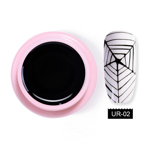 UR SUGAR 7ml Wire Drawing Nail Gel Lacquer Painting Gel Varnish Pulling Silk Spider Creative Nail Art Gel Nail Polish 30 Colors