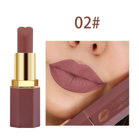 Brand Sexy Velvet Matte Lipstick Lips Makeup Beauty Cosmetics Red Lips Rouge A Levre Waterproof Pigment Nude Matte Lip Stick