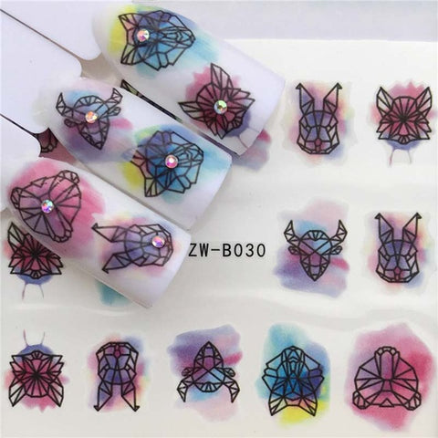 30 Designs Nail Stickers on Bowknot Nails  Dandelion Flower Stickers for Nails Art Decor Nail Art Water Transfer Stickers Decals