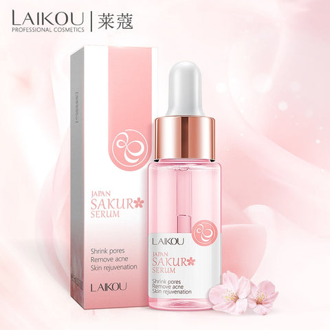 24K Gold Vitamin C Whitening Serum Hyaluronic Acid+New Makeup Base Whitening Essence Cherry Primer Makeup Face Care Anti Wrinkle