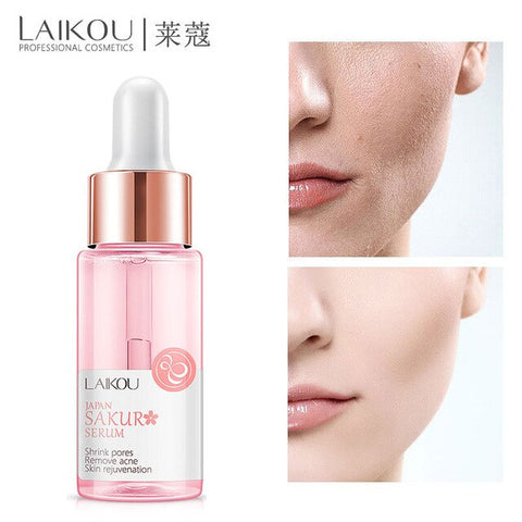 24K Gold Vitamin C Whitening Serum Hyaluronic Acid+New Makeup Base Whitening Essence Cherry Primer Makeup Face Care Anti Wrinkle